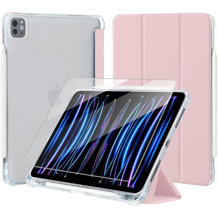 Housse Tablette IPad 11 Pouces – Étui Polyester Vertical Avec Poche, Design Nurse In Distress - 4