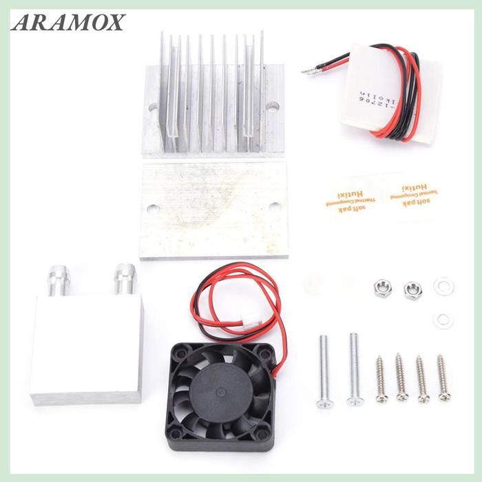 TEC1 12706 Module de refroidisseur électrique thermique du puits de chaleur Kit du système de refroidissement deau 70W pour les