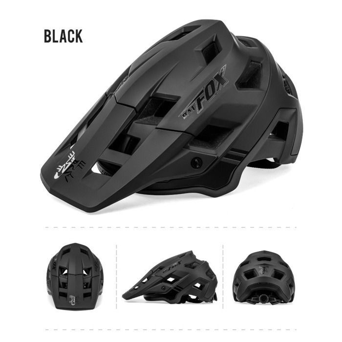 Casque de vélo Cairbull - feu arrière intégré - lunettes amovibles