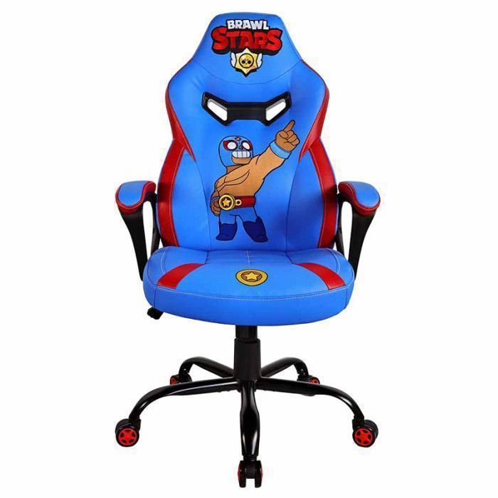 Subsonic  Chaise gaming ou chaise de bureau Brawl Stars Leon avec appui tête accoudoirs et hauteur réglables