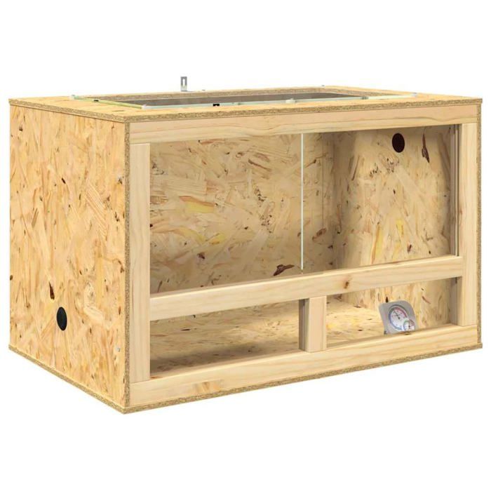 Terrarium VidaXL 80x50x50 cm – OSB - vue 3