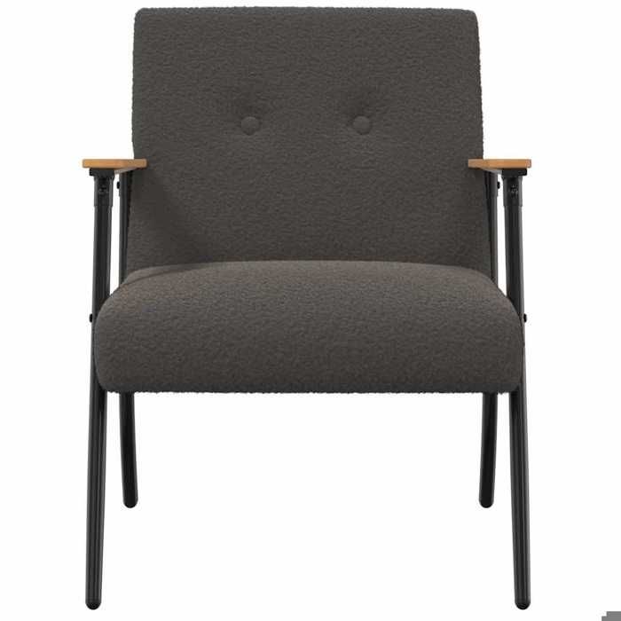 TOP 2026 Chaise Relax - 1 place Fauteuil - Gris foncé 59x75x78 cm FF5119