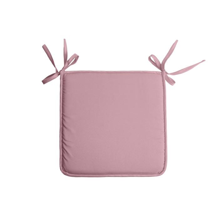Galette de chaise - Stof - 38x38 cm - Poudre - 100% polyester Galette de chaise - Stof - 38x38 cm - Poudre - 100% polyester