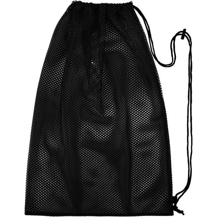 Sac de sport en maille unisexe rangement multifonctionnel avec cordon de serrage. Sac à dos pour natation plage pl - 1 Pcs Noir