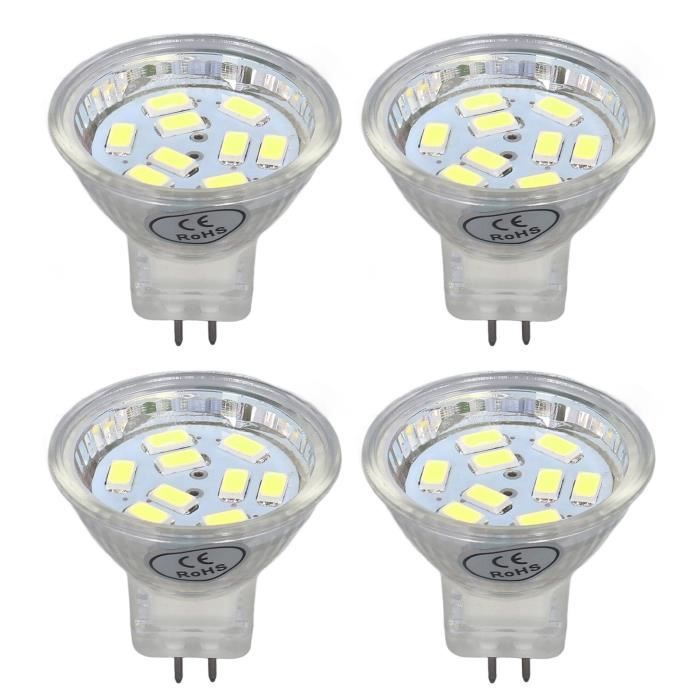 Ampoule LED - ALOMEJOR - MR11 - 3W 300lm - 9 Perles - Base Double Broche