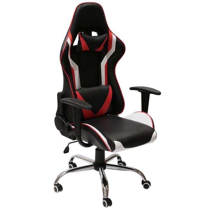 GAMING - Fauteuil de Bureau avec Piétement Chromé GAMING - Fauteuil de Bureau avec Piétement Chromé