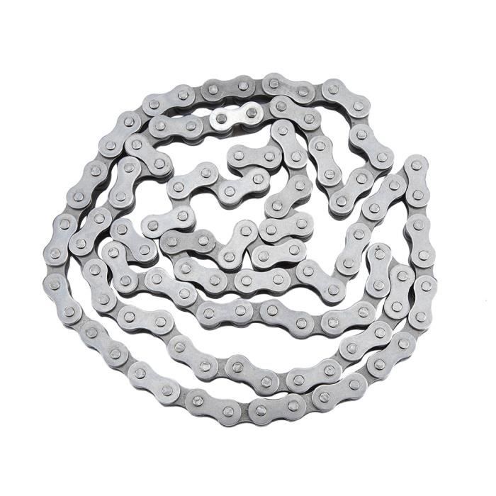 Chaîne De Remplacement Pour Mobylette/moto 415 – Acier Inoxydable – Compatible Avec De Nombreuses Marques Chinoises