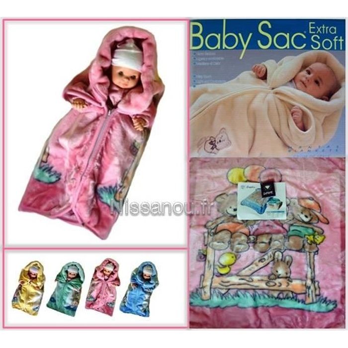 Couverture Polaire Bebe Gigoteuse Idee Cadeau Rose Rose Achat Vente Coffret Cadeau Textile Cdiscount