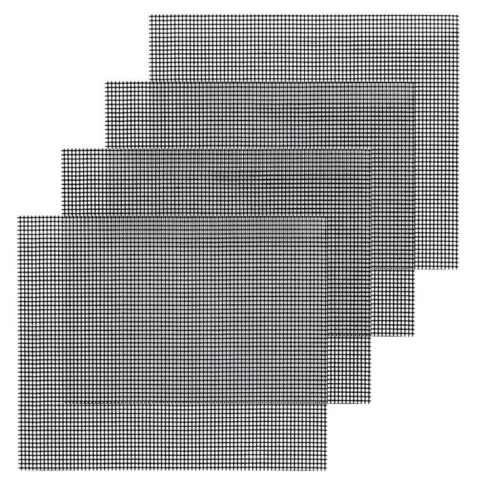 Grille Barbecue Tapis de Cuisson Réutilisable et Découpable Grille Anti-adhésif pour Yaourtières Barbecue Four Cuisson