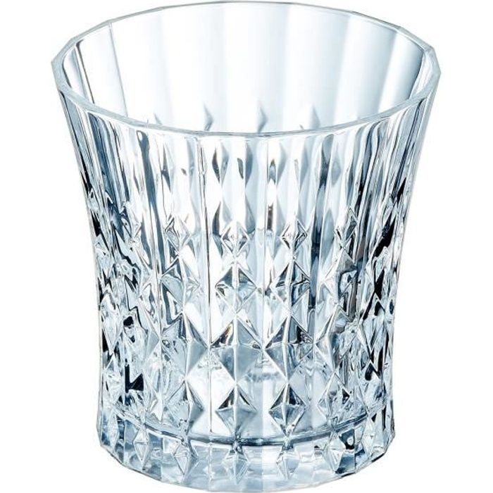 6 verres à eau en cristal