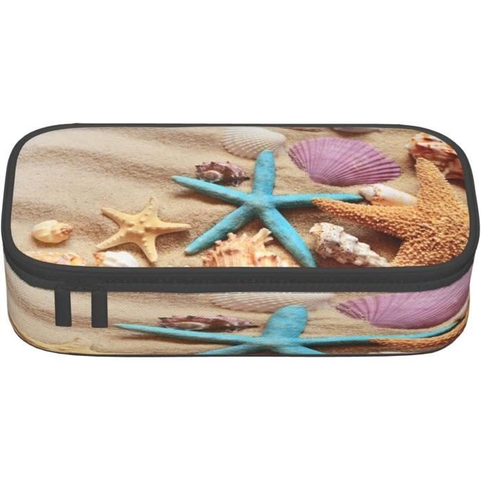 Trousse de maquillage en forme de coquillage en nylon main image 0