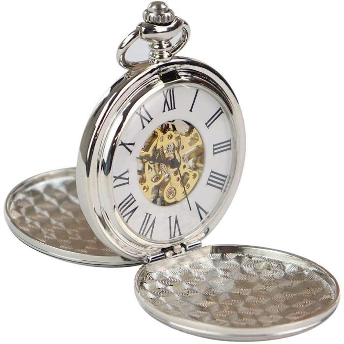 MONTRE A GOUSSET,6--Montre De Poche Mécanique Vintage Pour Hommes, En