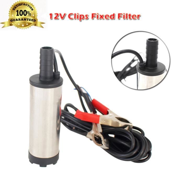 Mini pompe à carburant DC12V 38mm 12L//min Refueling Transfer *NEUF*
