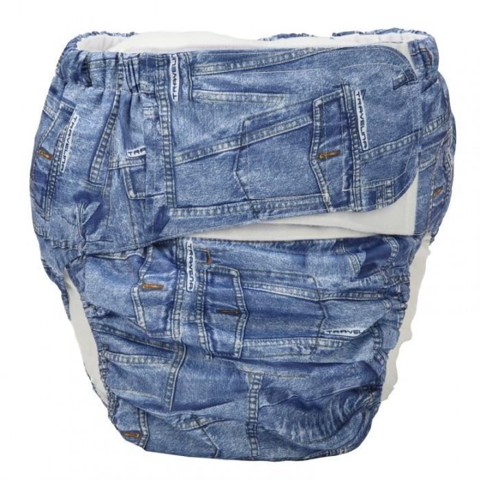 Version Adv1 Xl Adulte Couche Culotte Incontinence Urinaire Poche Reutilisable Crochet Boucle Abdl Age Play 68 A 128 Cm 26 7in Cdiscount Puericulture Eveil Bebe