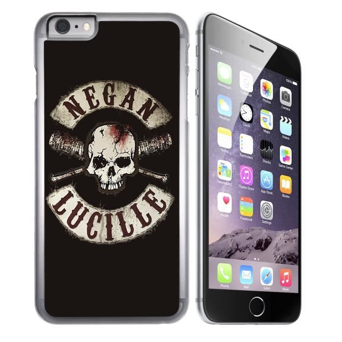Coque iPhone 8 Logo Negan Lucille Walking Dead