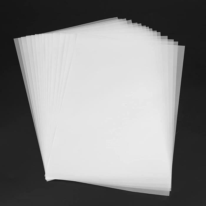 100 Feuilles A4 Papier Calque, Qualité Premium Feuilles de Papier Transparent  Imprimable, Transparent Blanc Papier Calque, Papie112 - Cdiscount  Beaux-Arts et Loisirs créatifs