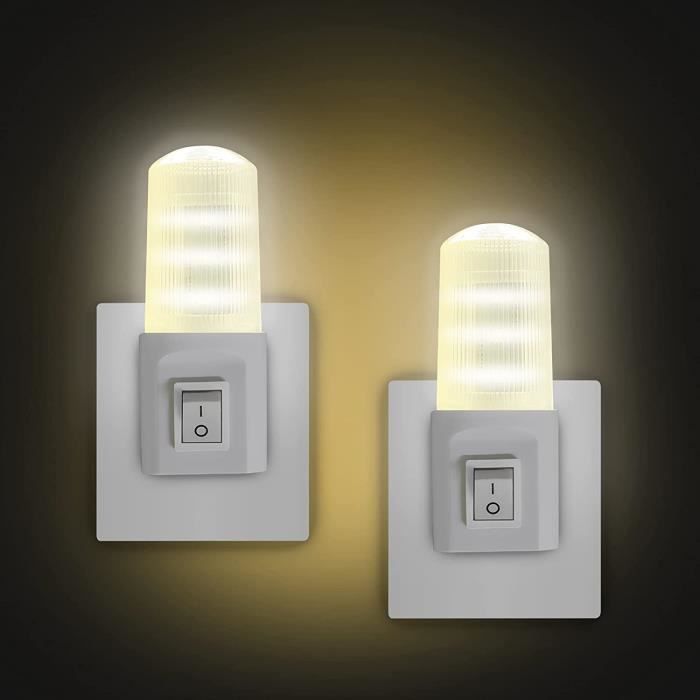 Lot De 2 Veilleuses LED Pour Toilettes Avec Détecteur De Mouvement PIR Etanche Fonctionne Sur Piles Non Incluses Eclairage Pour Toilettes 91536240