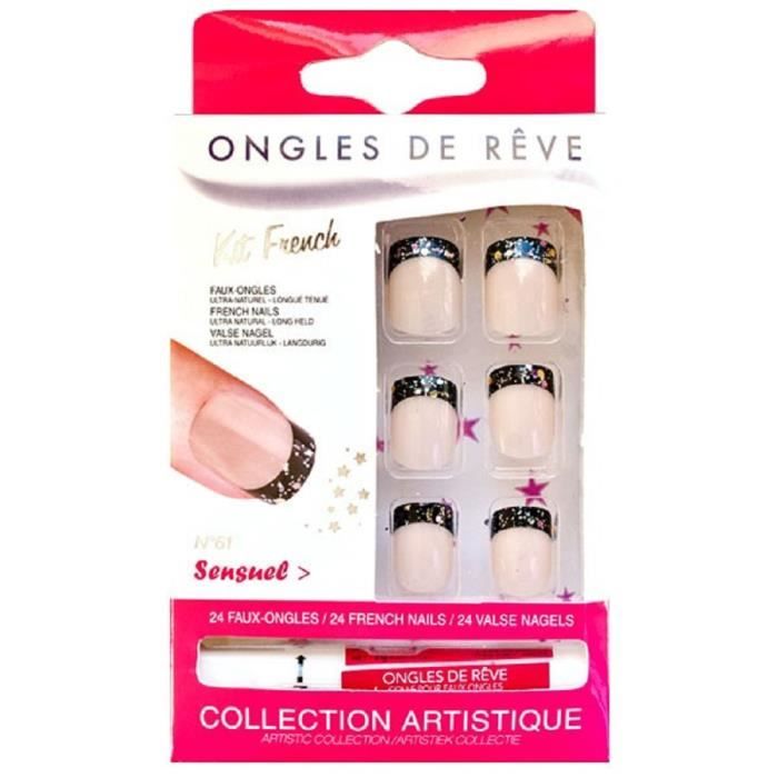 Faux Ongles Avec Colle Sensuel N 61 Miss Miss Achat