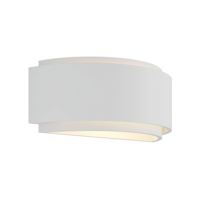 Lindby Applique Murale Cassian à intensité variable (Moderne) en Blanc Plâtre / Terre Cuite e. a. pour Chambre coucher (1 lampe à Lindby Applique Murale Cassian à intensité variable (Moderne) en Blanc Plâtre / Terre Cuite e. a. pour Chambre coucher (1 lampe à