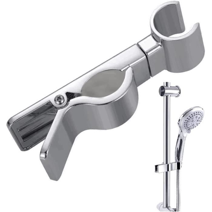 1825Mm Support Pommeau De Douche Sans Percage Support Douchette Clamp Universel Réglable Abs