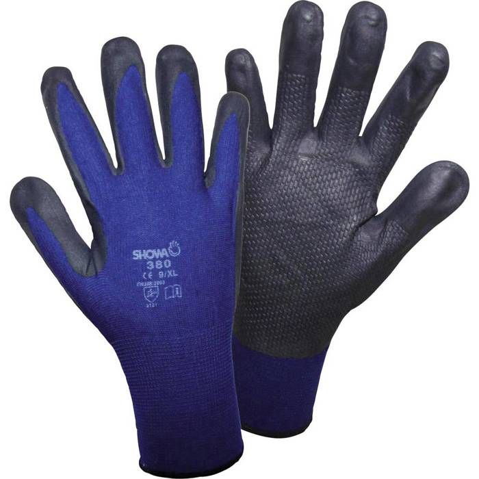 Gants 380 NBR Foam Grip, Polyamide avec revêtem…