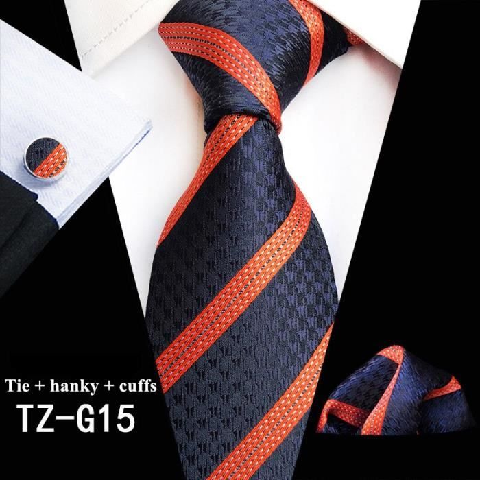 Hommes 8 cm Formel à Rayures Fermeture Éclair Pre-tied cravates solides Mariage Business Cou Liens 