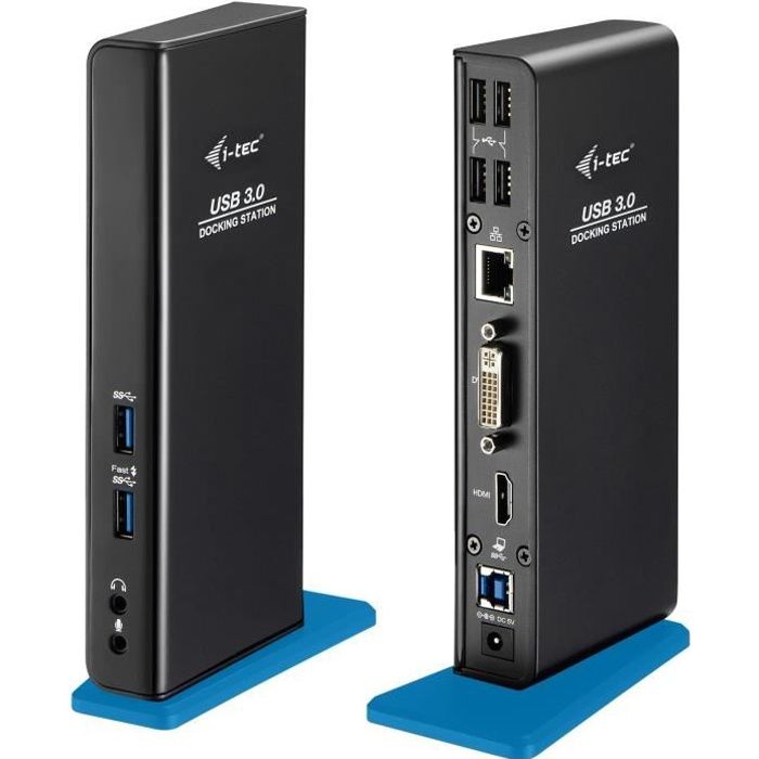 i tec USB 3 0 Dual Docking Station USB Charging Port