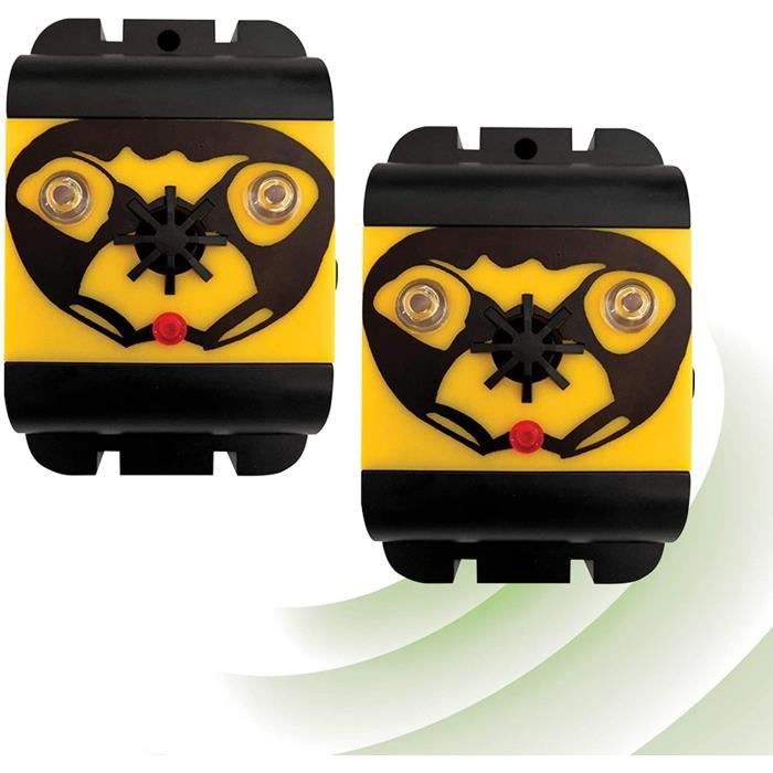 Répulsif Oiseaux Ultrason ISOTRONIC - 40m², Piles 12 Mois