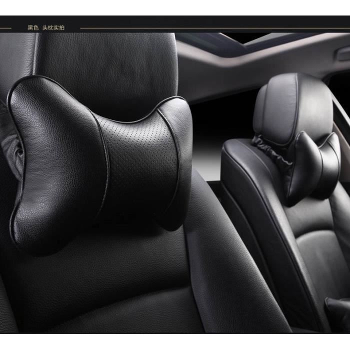 Oreiller Cervical Pour Voiture - Confort Siège Auto - Soutien Cou Et Tête - Respirant Et Lavable - Pour Trajets Longs