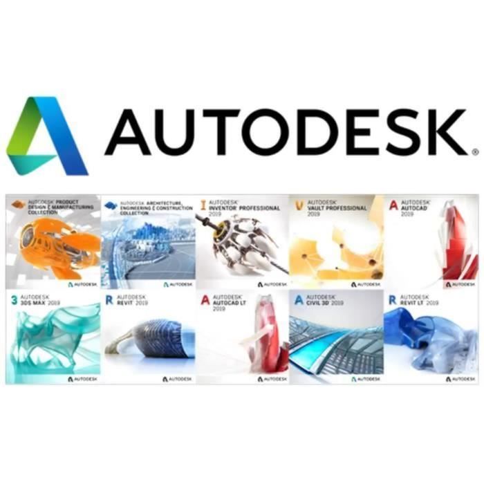Autodesk abonnement dun an à toutes les applications