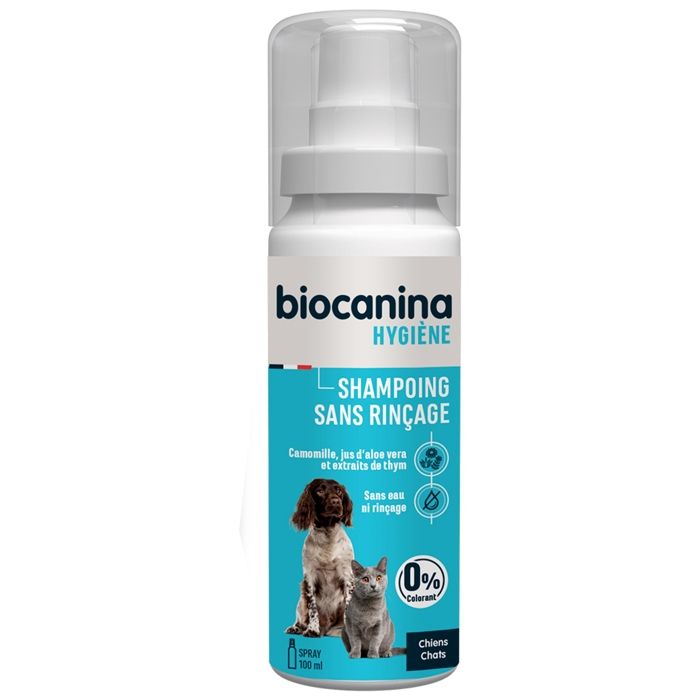 Biocanina Hygiène Shampoing Sans Rinçage pour Chiens & Chats 100 ML
