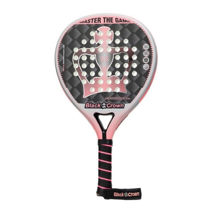 Padel Rose Racket Raquette de padel Black Crown Hurricane 2 - noir/rose - TU - Cdiscount ...
