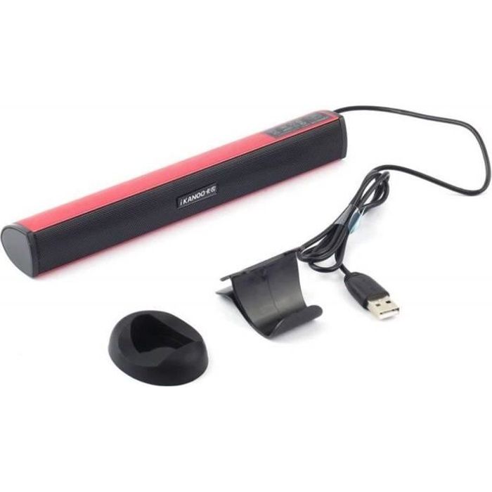 CABLING® Speaker USB, Barre de Son Portable, Enceinte Filaire pour PC Ordinateur TV