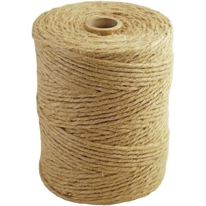 CHAPUIS - Ficelle jute Ø2.8mm 1kg bobine 180m