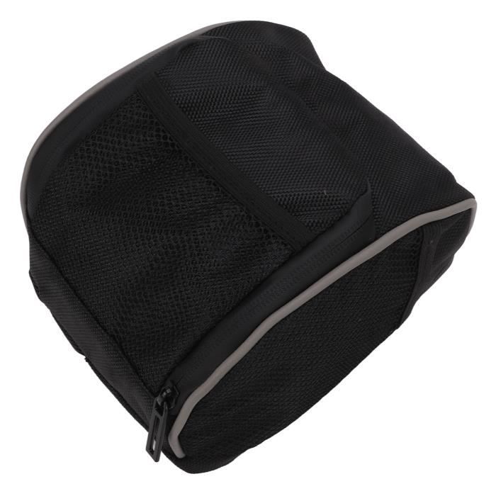 QitinDasen Lot De 2 Sacs Triangle Vélo – 20x18,5x4 Cm, 600D Nylon Imperméable, Bandes Réfléchissantes, Rouge