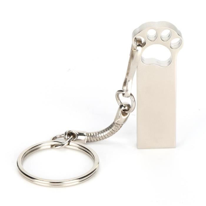 3 Porte-clés En Cuir Pour Poils D'animal - Forme Patte De Chat, Compartiment Souvenir - Cadeau Pour Propriétaire De Chien/chat - 5