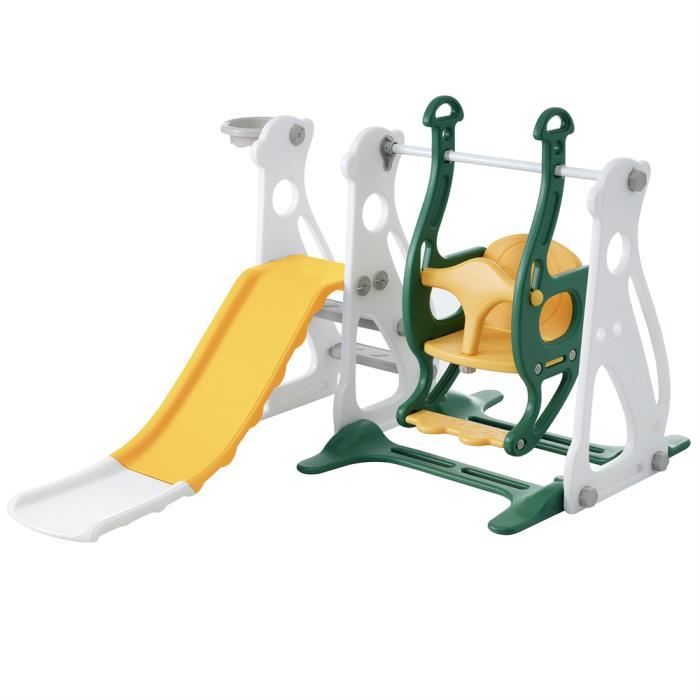 Toboggan Interieur Enfant Toboggan Pour Enfants 4 En 1, Balançoire Toboggan Interieur Enfant Toboggan Pour Enfants 4 En 1, Balançoire