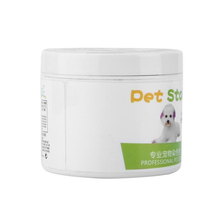 OPAWZ Craie pour poils d'animaux de compagnie, teinture temporaire pour poils de chien, teinture lavable pour poils d'animaux domestiques, teinture sans danger pour les animaux de compagnie pour le