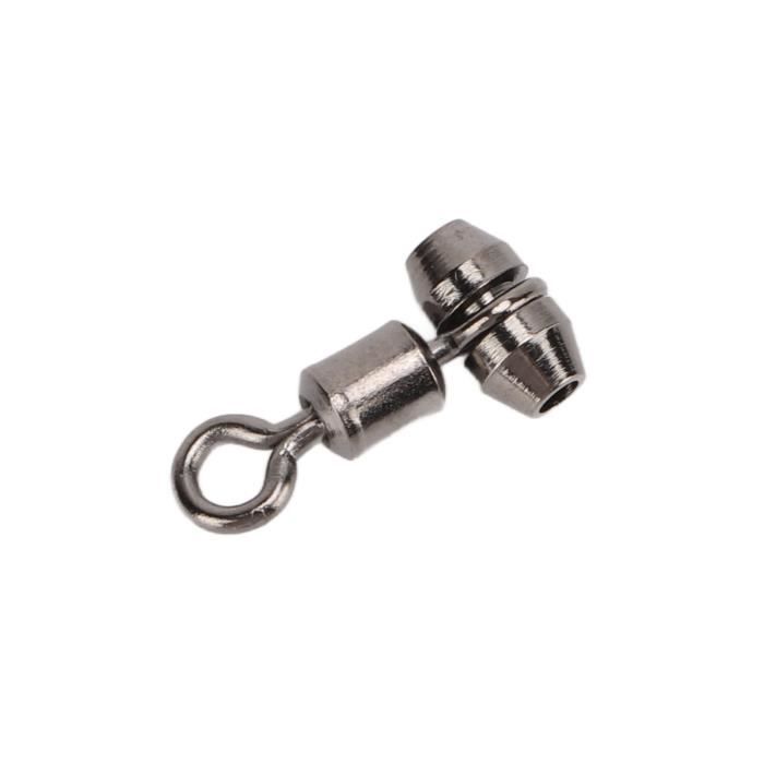 Lot De 100 émerillons Roulants à Bouton-pression - 17LBS - Pour Pêche - Marque Uxcell