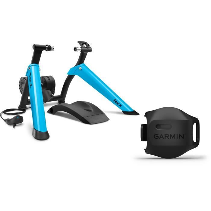 Home trainer pour vélo Tacx Boost avec capteur de vitesse - Garmin
