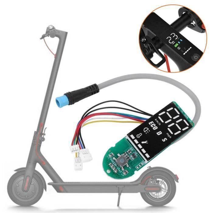 Tableau De Bord PCB Pour Trottinette électrique 21,6 Cm - 7,5 X 4 Cm, 30 G - Affichage Clair Vitesse Et Batterie - Remplacement Facile