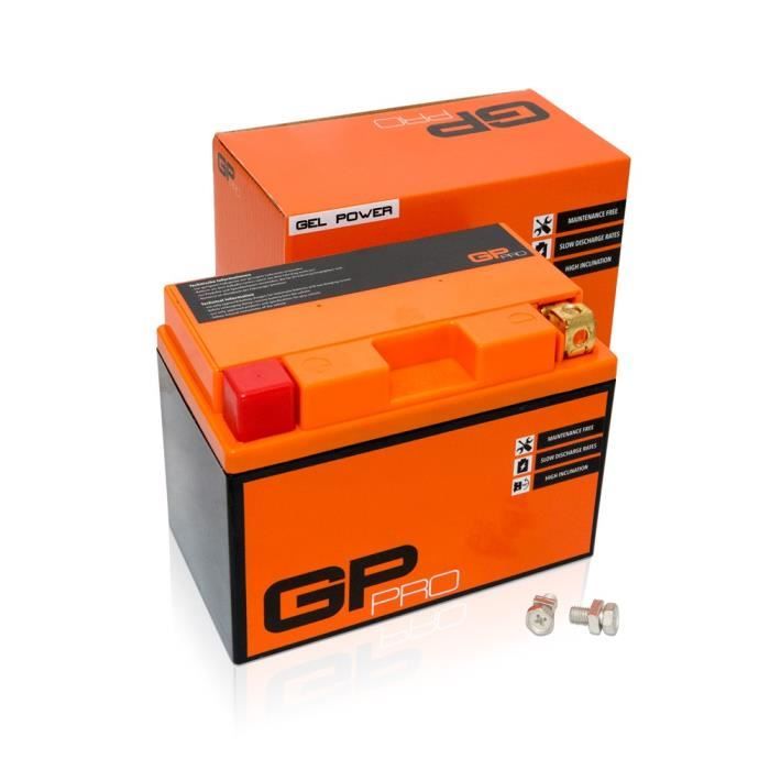 GP-Pro - gel batterie 12V 11Ah GP-Pro (TYP - GTZ12S - YTZ12S similaires) (étanche - sans entretien) Réf 25597