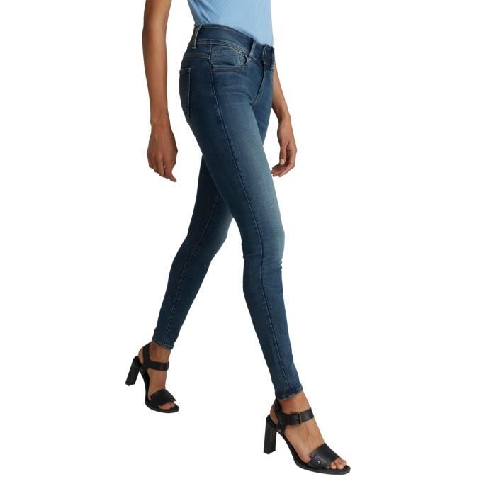 Jeans skinny femme G-Star Lynn Super - bleu délavé - 23x28