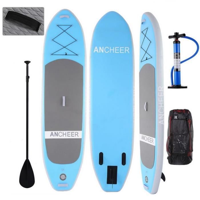 10 pieds gonflable Stand Up Paddle Board iSUP avec pompe à sac à dos ajustable Cdiscount Sport 10 pieds gonflable Stand Up Paddle Board iSUP avec pompe à sac à dos ajustable Cdiscount Sport