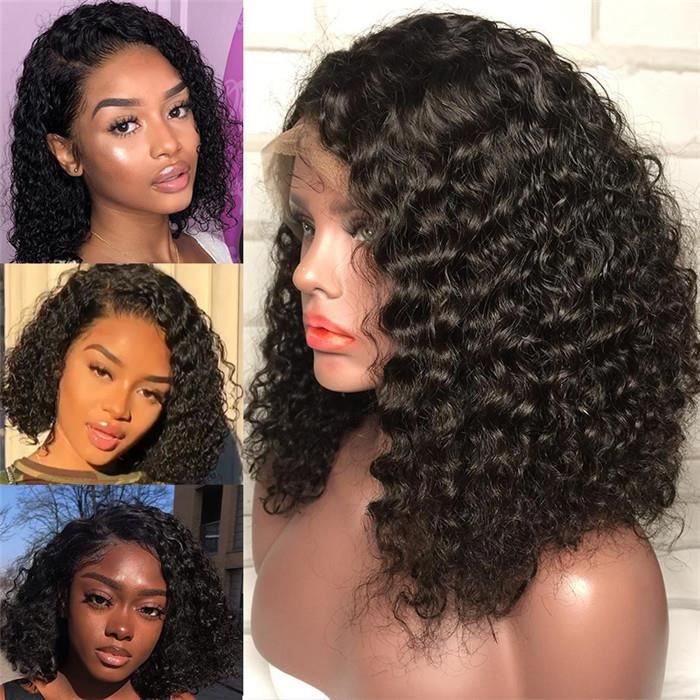 perruque cheveux humain court
