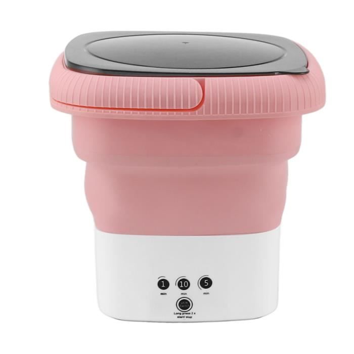 Machine à Laver Portable 7L Avec Essoreuse - Mini Laveuse Automatique Pour Dortoir, Camping-car, Sous-vêtements - 8