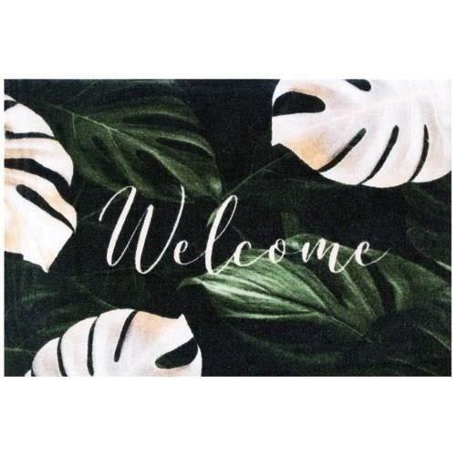 Tapis boston IDMAT 50 x 80 cm Jungle welcome Fibres 100% polyamide Impression encre sublimation