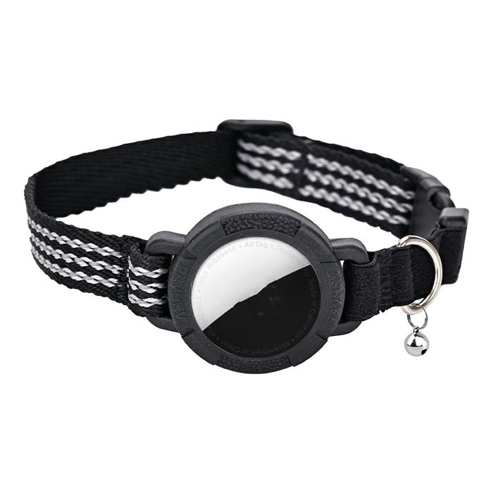 Meilleurs prix pour Collier pour animaux - INF - AirTag - Noir - Petit - Suivi sécurisé pour chats