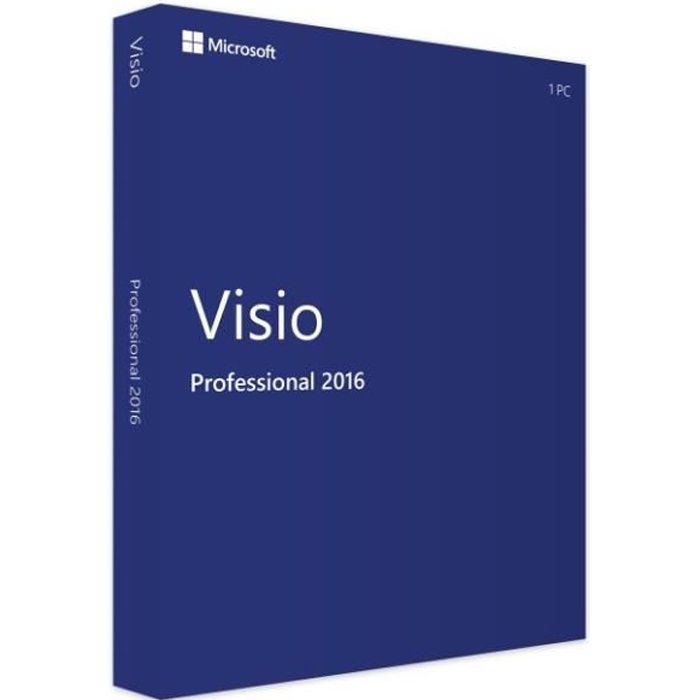 Microsoft Visio 2016 Professionnel – Clé licence à télécharger