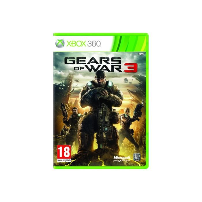 Microsoft Gears Of War 3 - Ensemble Complet - Xbox 360…